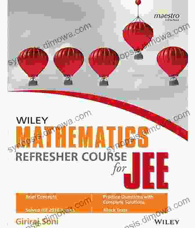 A Book Titled Refresher Course In Mathematics Lies On A Desk, Surrounded By Mathematical Tools. A Refresher Course In Mathematics