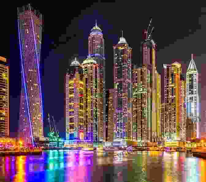 A Captivating Cityscape Of Dubai's Skyline At Night, Showcasing Its Architectural Wonders And Vibrant Atmosphere. Home In Dubai Getting Connected Online And On The Ground