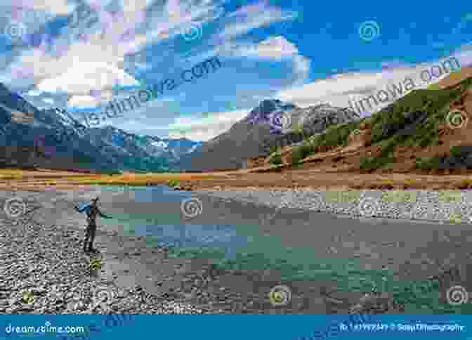 A Fisherman Casting His Fly On The Ahuriri River Tales Of The Angler S Eldorado: New Zeland