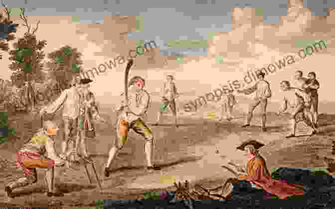 A Historical Depiction Of Cricket Being Played In England Grass Roots: The Intricacies Of Cricket