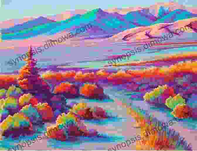 A Landscape Painting Depicting The Vibrant Settings Of The Novel HER SEARCH FOR YELLOW Nancy Osa