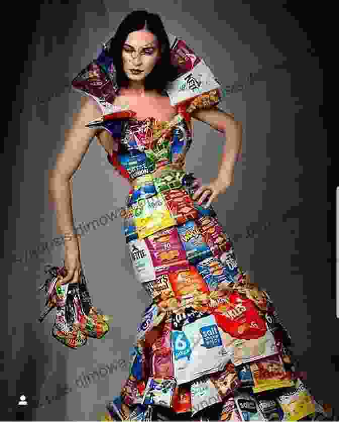 A Model Wearing A Sustainable Dress Made From Recycled Materials. Fashion Brand Marketing: Key Insights Into The New Fashion Industry