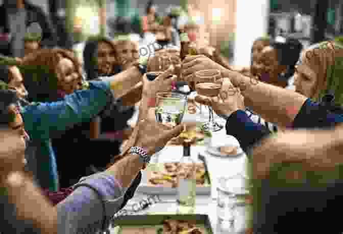 A Photo Of A Group Of People Eating And Drinking In A Restaurant. Portland Oregon Food Crawls: Touring The Neighborhoods One Bite And Libation At A Time