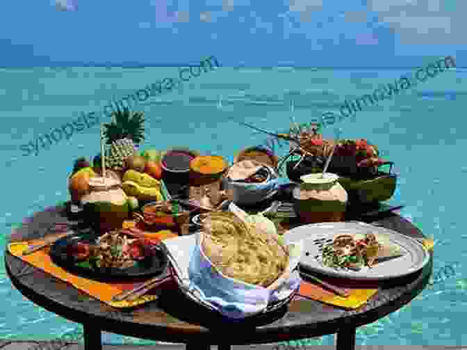 A Table Laden With Delicious Maldivian Dishes, Including Fresh Seafood, Curries, And Tropical Fruits Explore Maldives (Travel Guide 2024): Sightseeing Visa Food Stay Options Water Activities Covid 19 Rules Much More