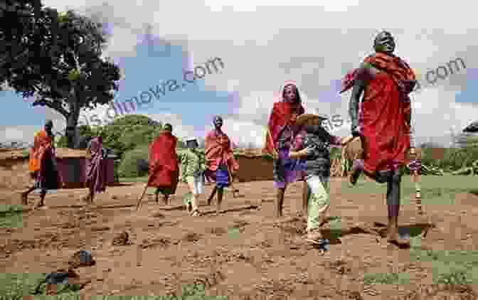 A Volunteer Interacting With Local Maasai People In Kenya Poverty And Promise: One Volunteer S Experience Of Kenya