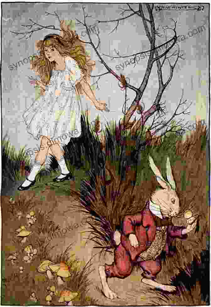 Alice Running With The White Rabbit, Holding A Golden Key Our Australian Girl: Alice And The Apple Blossom Fair (Book 2)