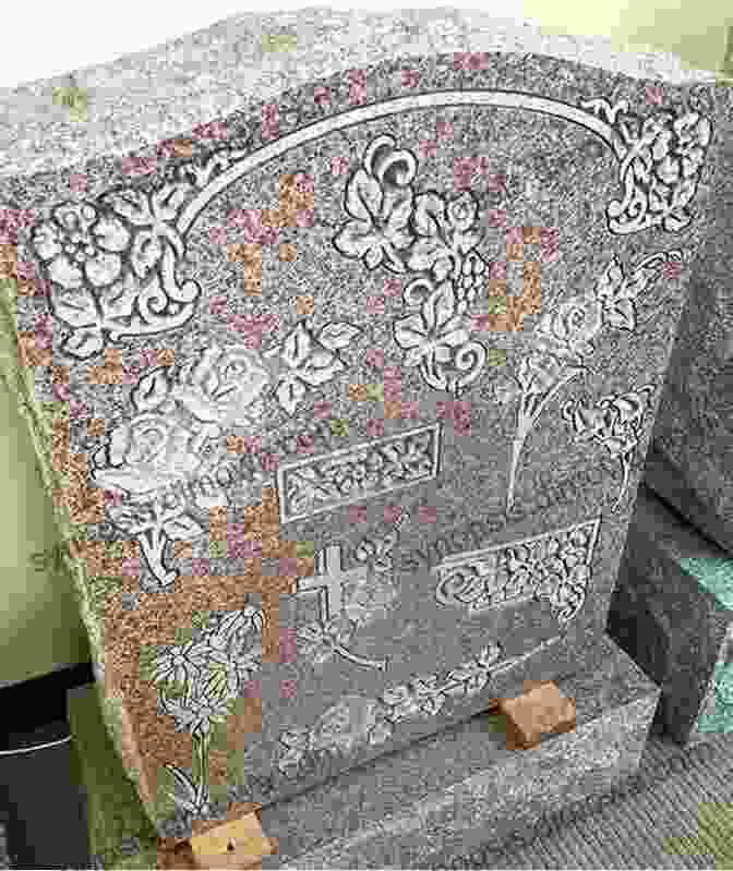 An Elaborately Carved Tombstone With Intricate Designs And A Long Epitaph. Silent Cities New York: Hidden Histories Of The Region S Cemeteries