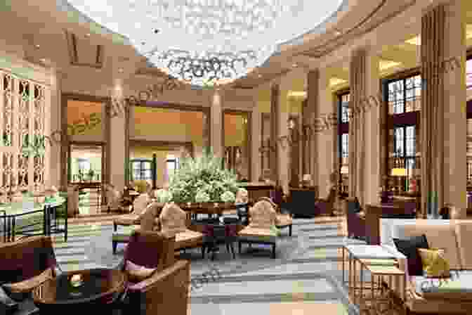 An Elegant Hotel Lobby With Comfortable Seating And Modern Decor Advances In Hospitality And Leisure