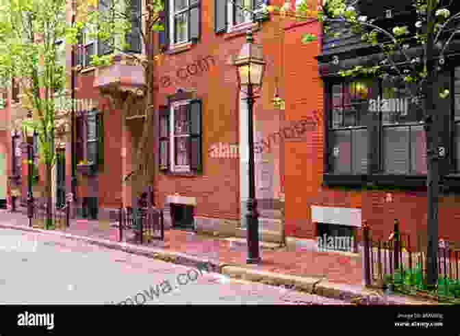 Beacon Hill With Brick Row Houses And Gas Street Lamps Best Areas Of Boston Metropolitan Area