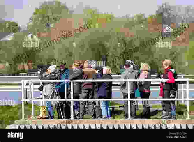 Birdwatchers With Binoculars At Lake Plateliai AVITOPIA Birds Of Lithuania