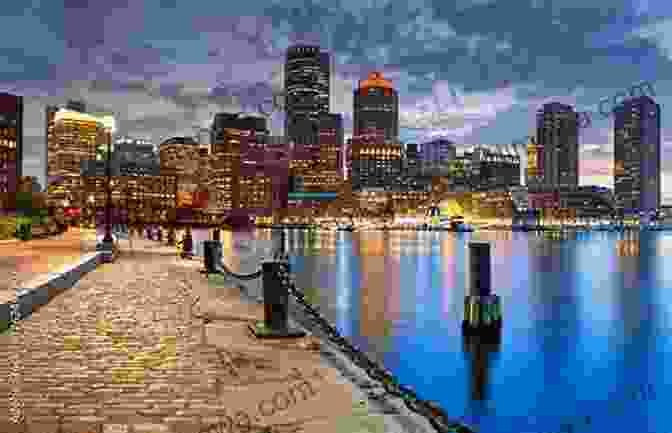 Boston Skyline At Night With Colorful Lights Best Areas Of Boston Metropolitan Area