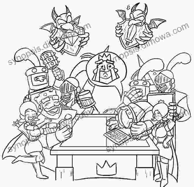 Clash Coloring Page Featuring A Playful Cast Of Characters The Complete Crash Collection: Crash Clash Crush