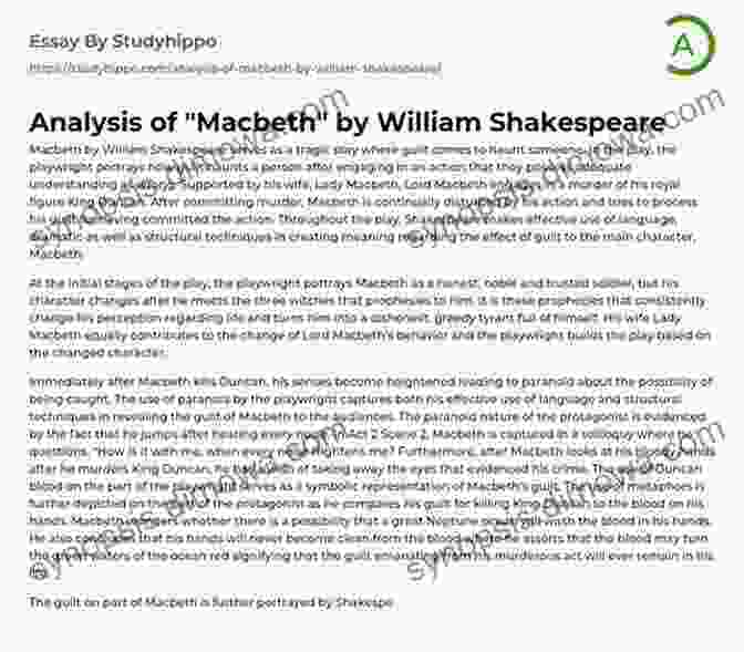 Cover Of 'Tomorrow Tomorrow: Essays On Shakespeare's Macbeth' Tomorrow Tomorrow: Essays On Shakespeare S Macbeth