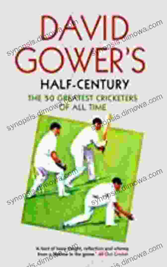 David Gower Half Century Book Cover David Gower S Half Century David Gower