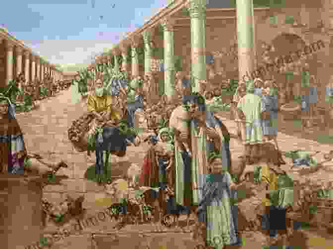 Declan Brennan's Illustration Of A Bustling Ancient Market Scene The Ancient City (Illustrations) Declan Brennan