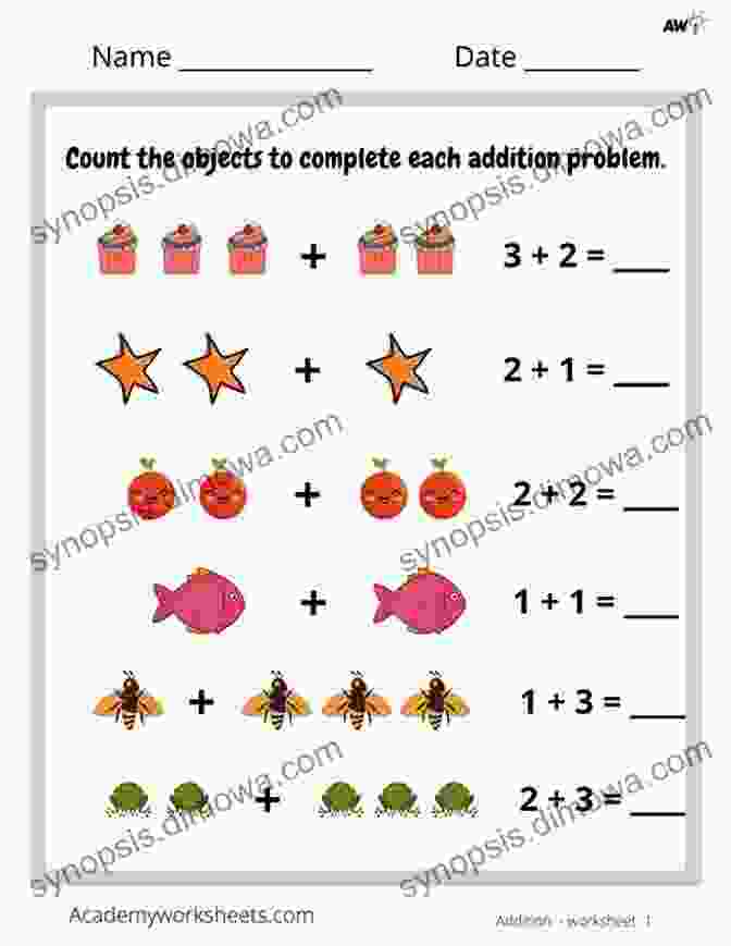 Enjoy Maths Simple Additions For 5 Year Old Book Cover Enjoy Maths Simple Additions: For 1 To 5 Year Old