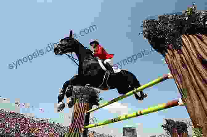 Equestrian Athlete Gracefully Guiding Their Horse Over A Jump During A Grand Prix Competition Dressage In Harmony: From Basic To Grand Prix (Masters Of Horsemanship 4)