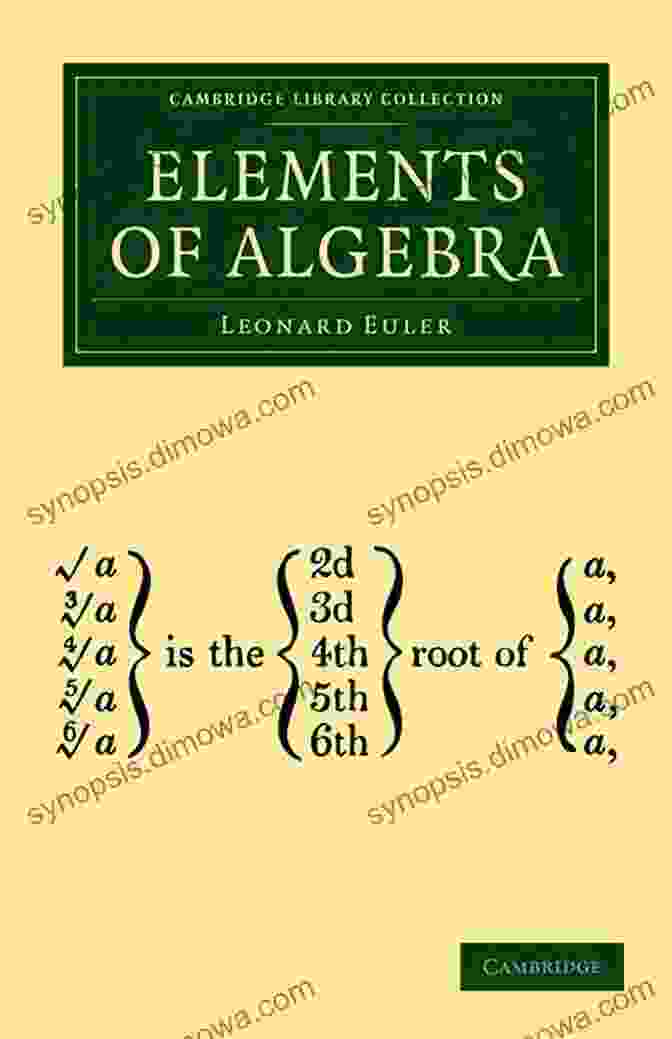 Euler's Elements Of Algebra By Stephan Glutsch Euler S Elements Of Algebra Stephan Glutsch