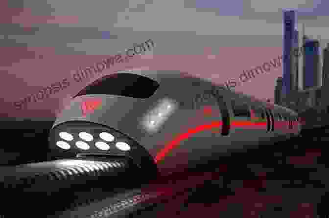 Futuristic Magnetic Levitation Train Gliding Effortlessly Above The Tracks To Magnetism And Magnetic Materials