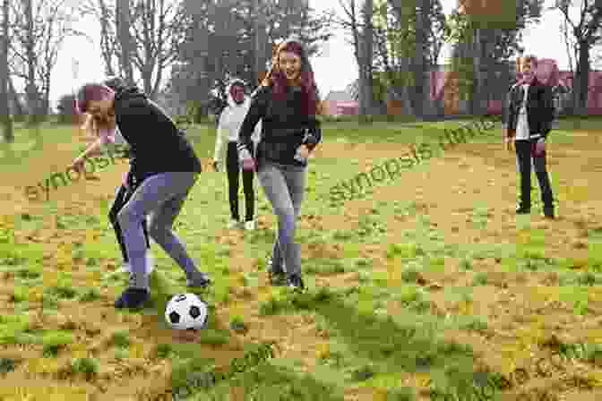 Image Of A Group Of Young Girls Playing Soccer, Smiling And Having Fun Crashing The Old Boys Network: The Tragedies And Triumphs Of Girls And Women In Sports