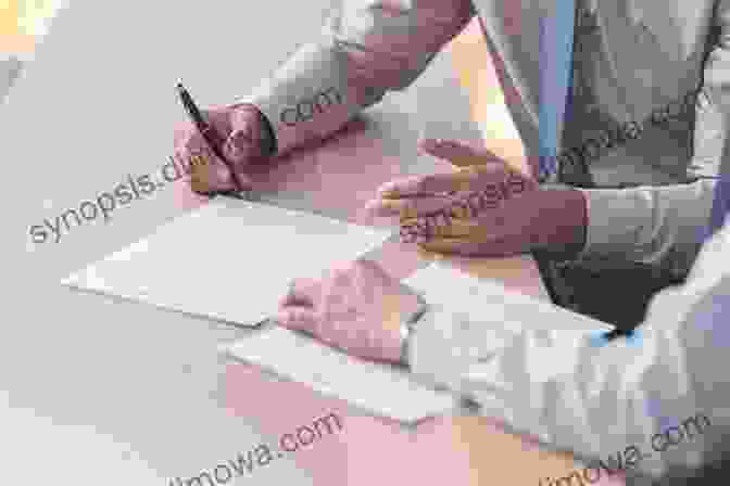 Image Of A Person Signing A Contract, Illustrating The Principle Of Commitment And Consistency. Influence: One In The Influence