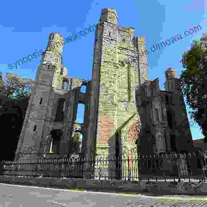 Impressive Exterior Of Kelso Abbey, Showcasing Its Grand Norman Architecture And Sprawling Ruins. The BFree Downloads Abbeys Way: The Abbeys Of Melrose Dryburgh Kelso And Jedburgh In The Scottish BFree Downloads (British Long Distance)