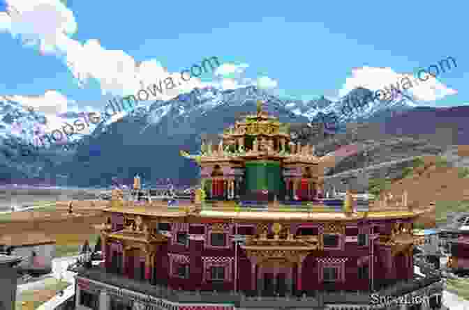 Intricate Facade Of A Tibetan Monastery Nestled Among Snow Capped Peaks Notes From The Roof Of The World: Afghanistan S Wakhan Corridor And Beyond