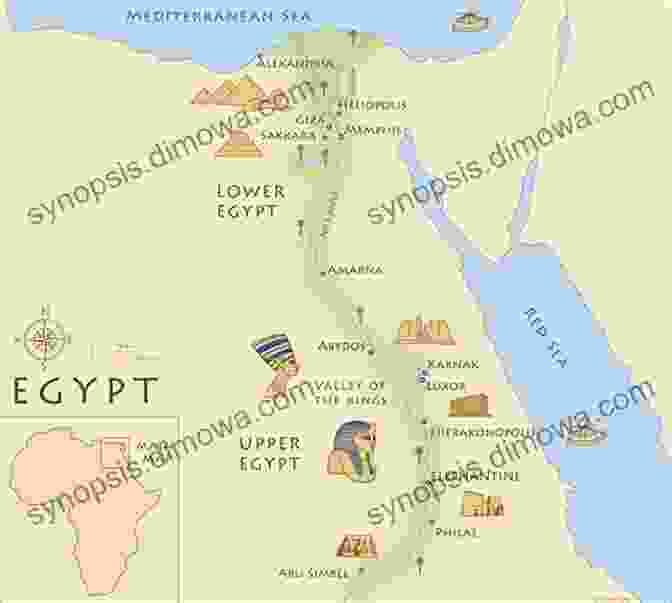 Map Of Ancient Egypt With The Nile River And Major Cities The History Of Ancient Egypt: Mysteries About Marvellous Construction In Egypt