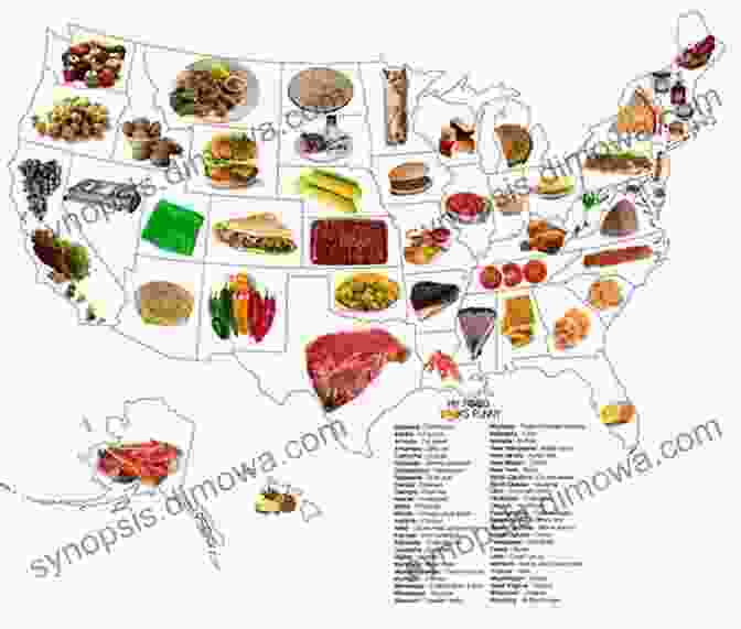 Map Of New York State Highlighting The Diverse Culinary Traditions Of Each Region A Taste Of Upstate New York: The People And The Stories Behind 40 Food Favorites (New York State Series)