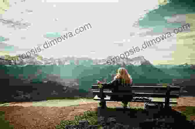 Photo Of A Woman Sitting On A Bench In A Field, Looking Out At The Mountains In The Distance Slow Travels Tennessee Lyn Wilkerson