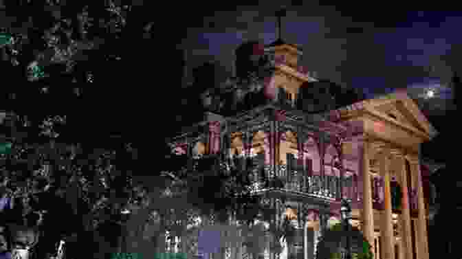 The Haunting Facade Of The Mansion In The Monster In The Hall