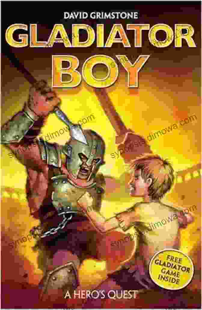 The Rebels Assault: Gladiator Boy Book Cover Showcasing A Fierce Gladiator In A Bloody Battle Arena The Rebels Assault #4 (Gladiator Boy)