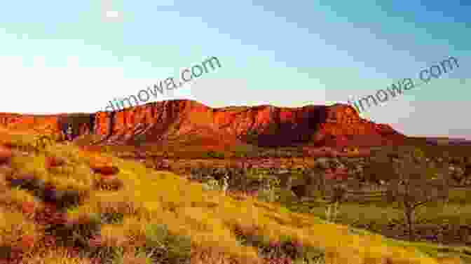 Vast And Rugged Australian Outback With Rolling Hills And Distant Mountains Wait For Me Joe Irving