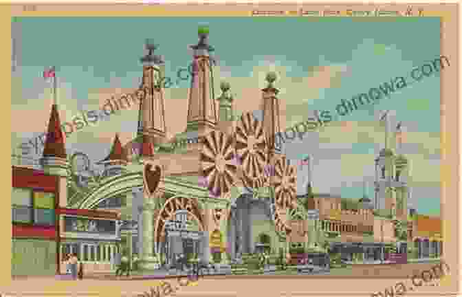 Vintage Amusement Park Postcard Capturing The Vibrant And Colorful Atmosphere New York City Circus And Amusement Park Directory 1930