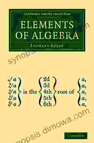 Euler S Elements Of Algebra Stephan Glutsch