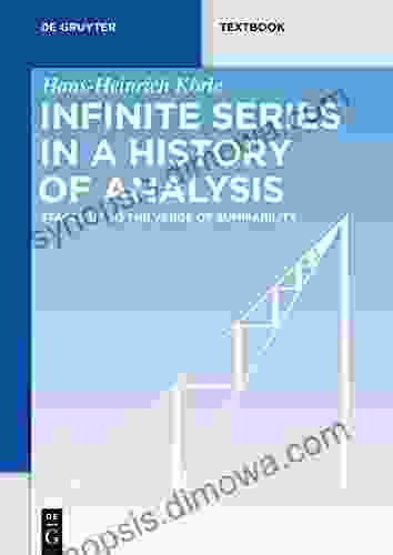 Infinite In A History Of Analysis: Stages Up To The Verge Of Summability (De Gruyter Textbook)