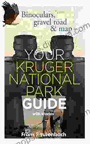 Your Kruger national Park guide with stories: Binoculars gravel road map